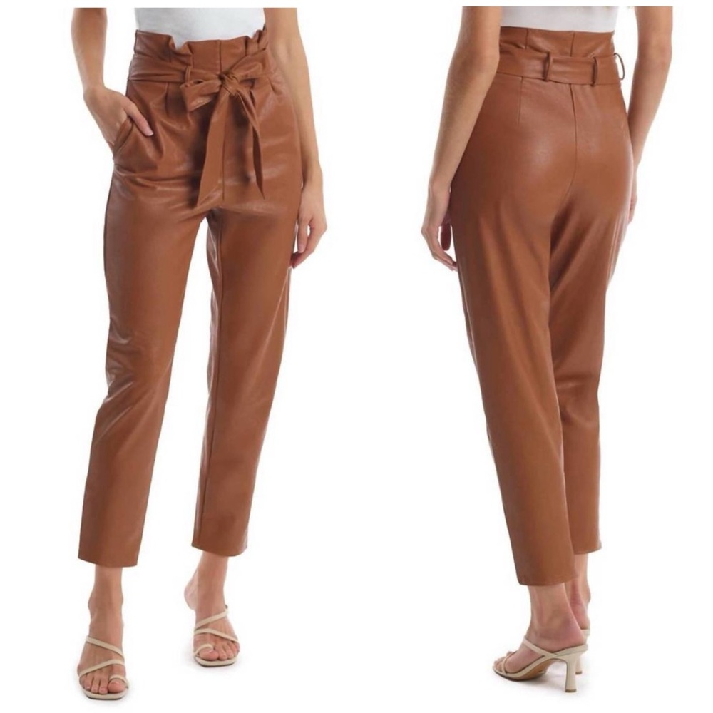 Commando Faux Leather Paperbag Pants Cocoa Small‎